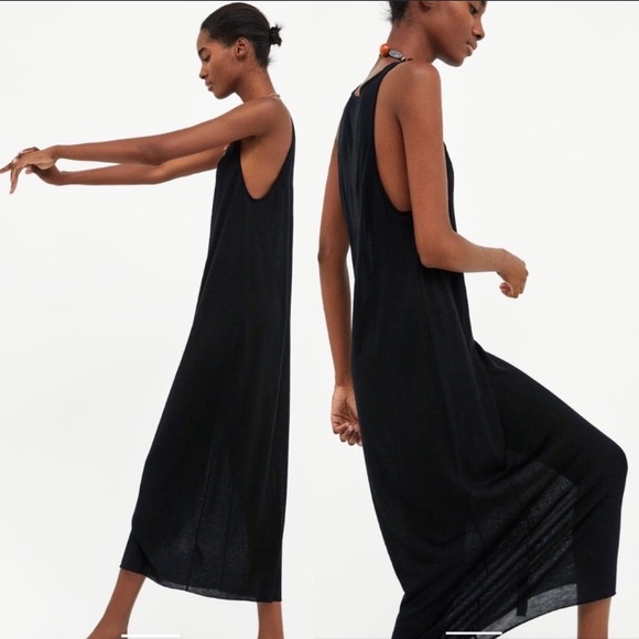 Zara Dresses & Skirts - Zara Knit Long Sleeveless Dress Size M
